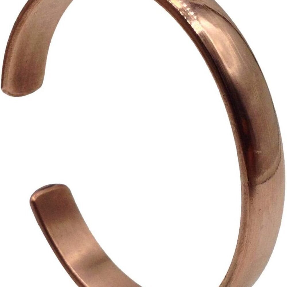 Hand Forged 100% Copper Bracelet. Made with Solid and High Gauge Pure Copper.